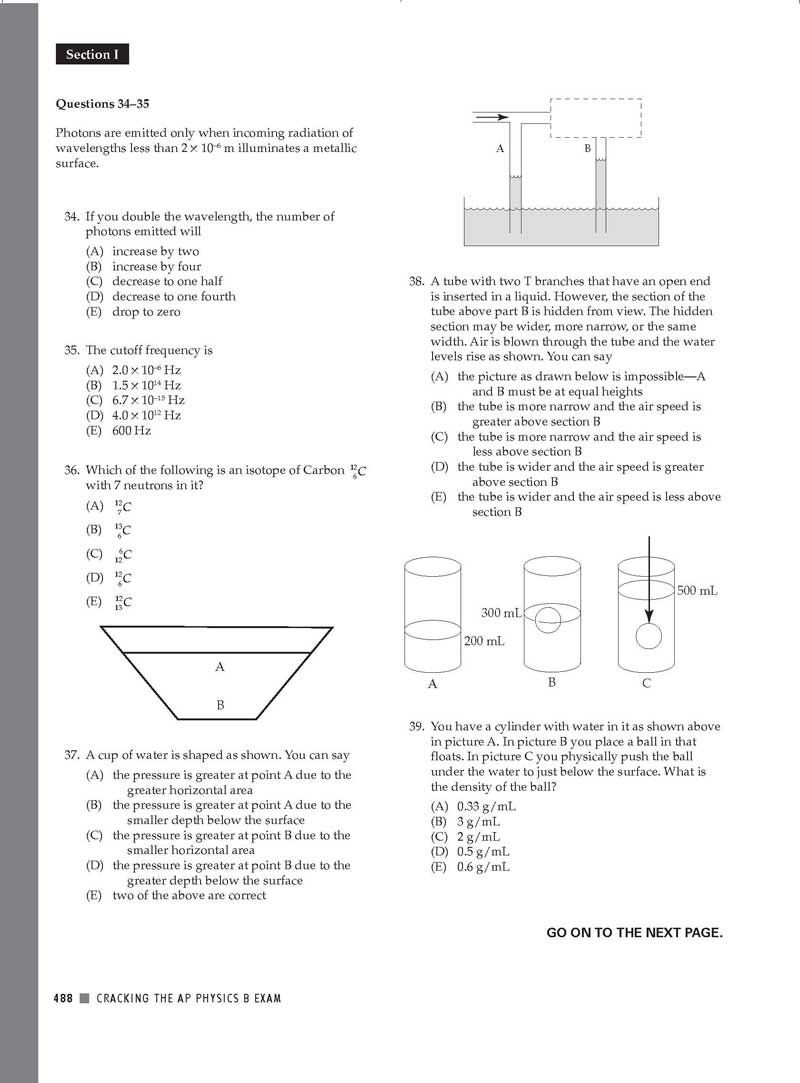 Extended Ebook Content For Cracking The AP Physics B Exam, 2013 Edition ...