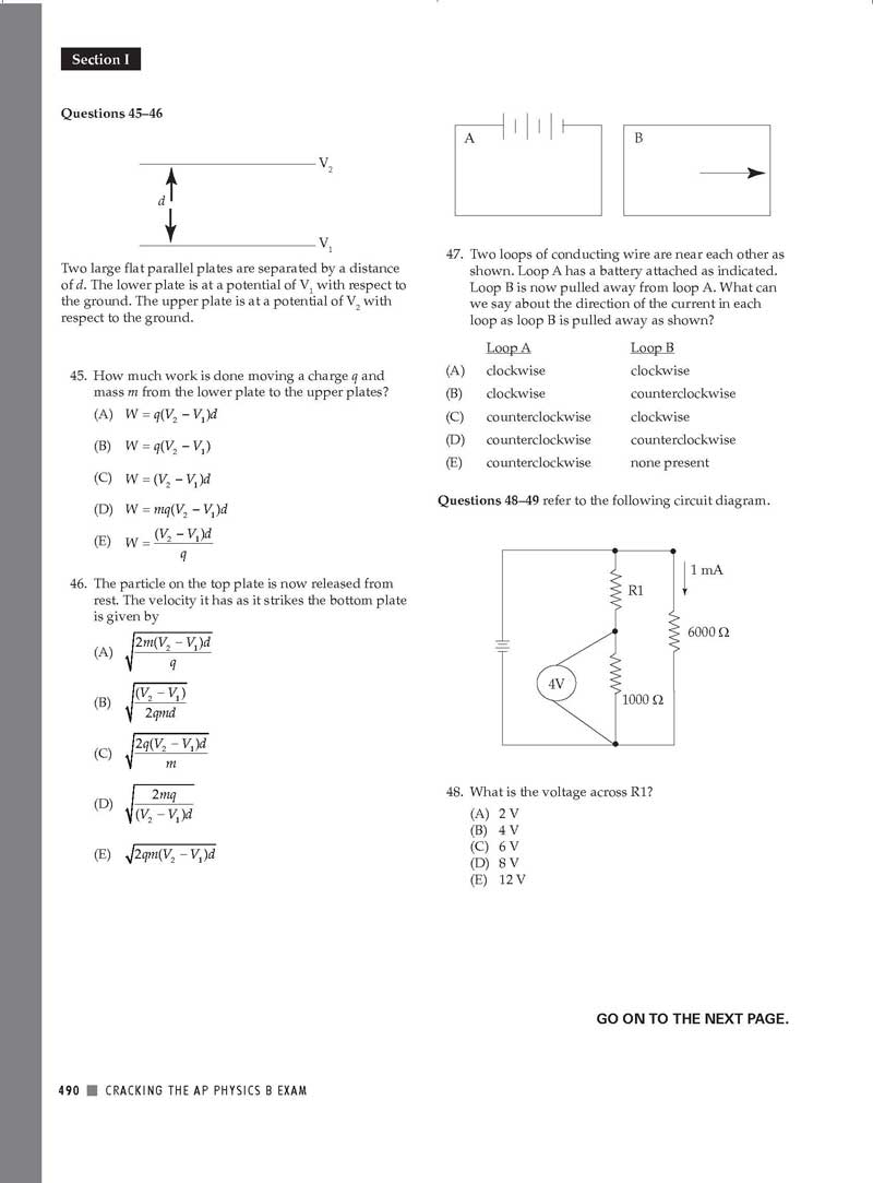 Extended Ebook Content For Cracking The AP Physics B Exam, 2013 Edition ...