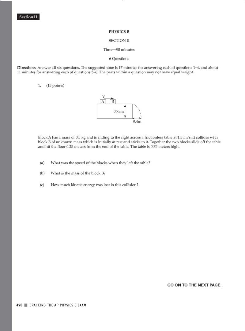 Extended Ebook Content For Cracking The AP Physics B Exam, 2013 Edition ...