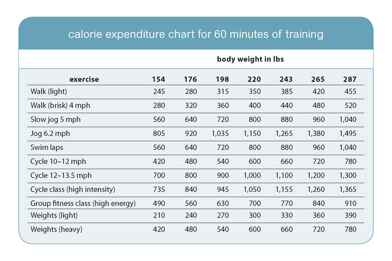 Extended ebook content for Total Body Transformation Calorie Expenditure