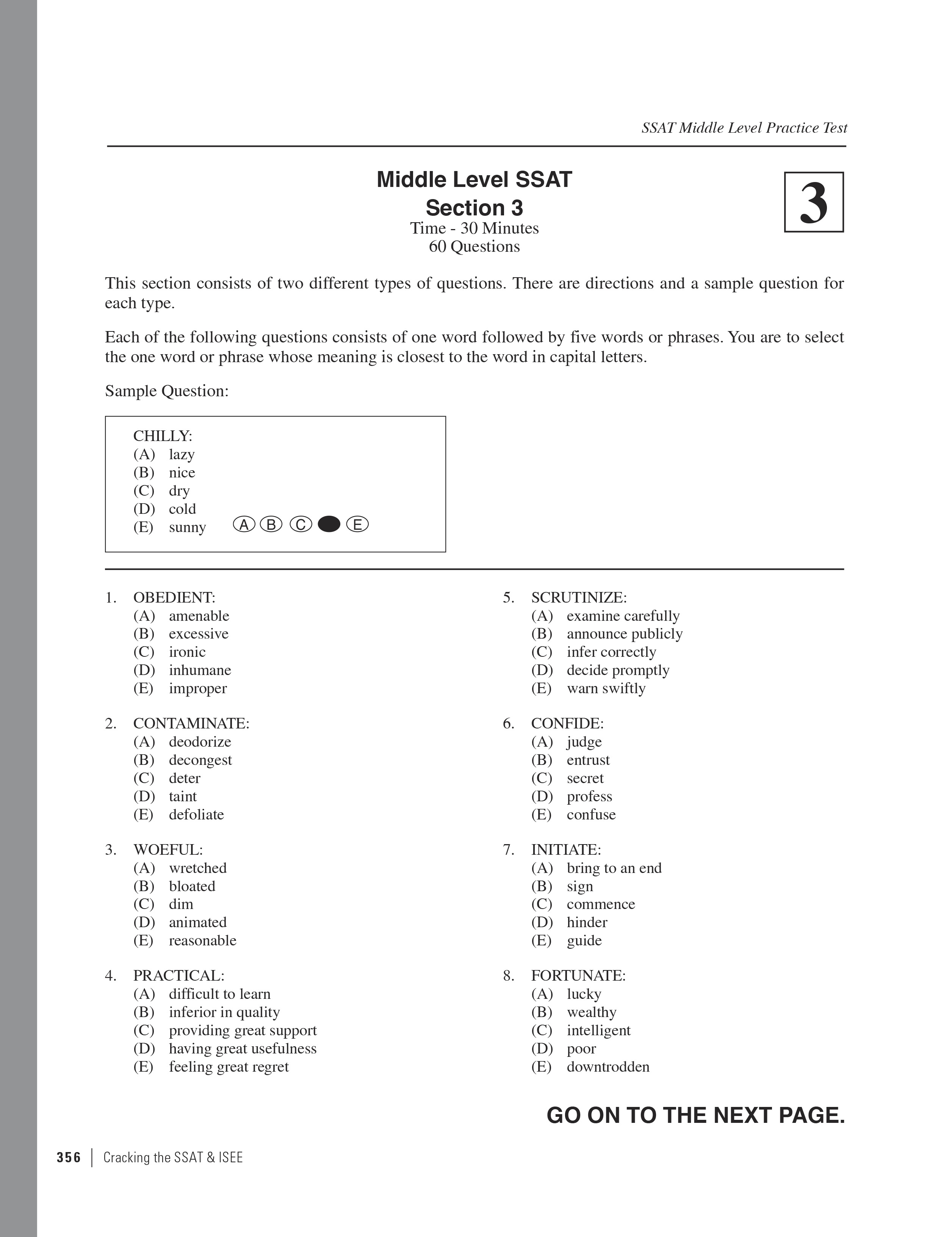 Ssat essay tips picture