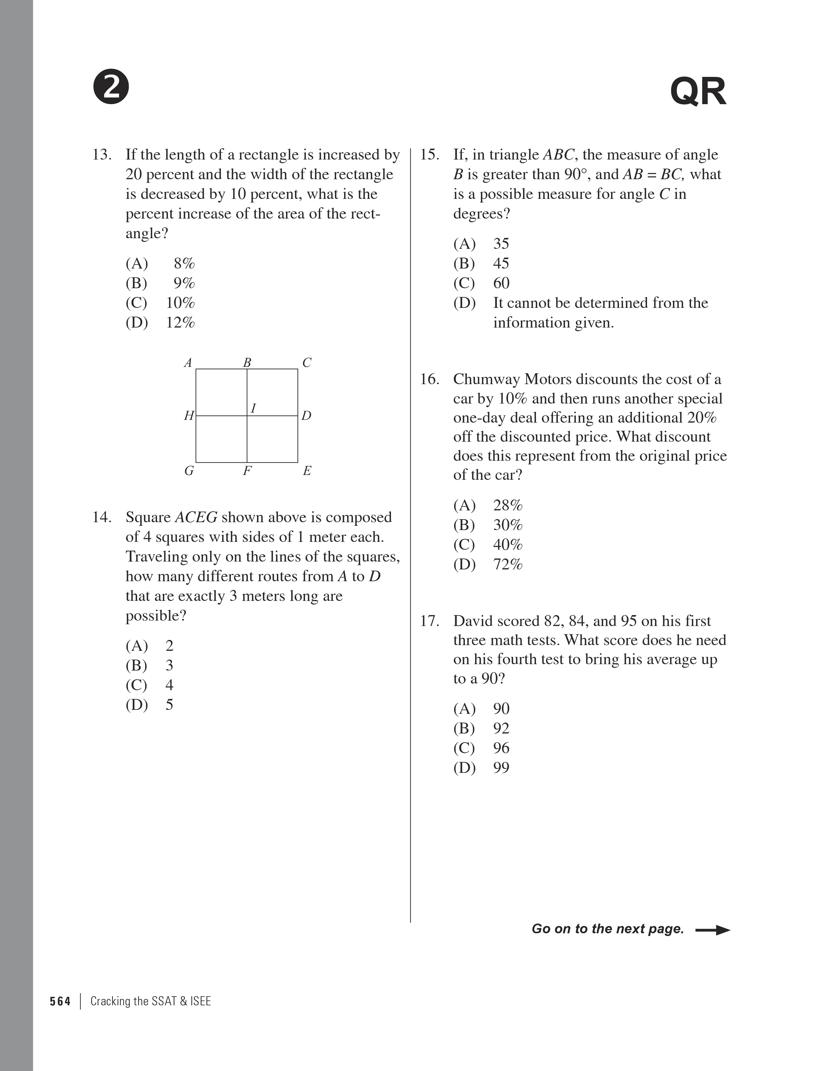 Free Isee Upper Level Practice Test Printable