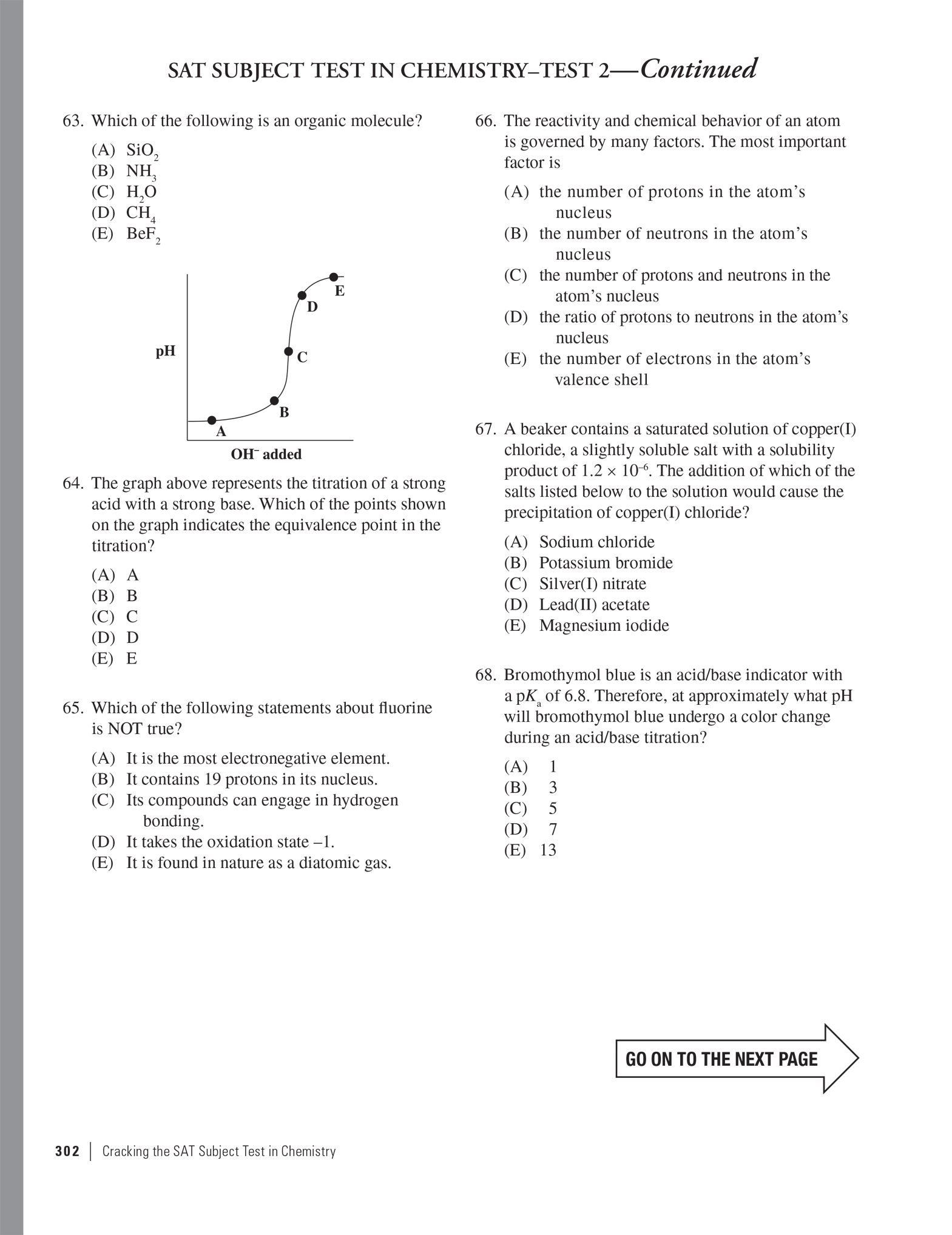 sat chemistry subject test study guide pdf