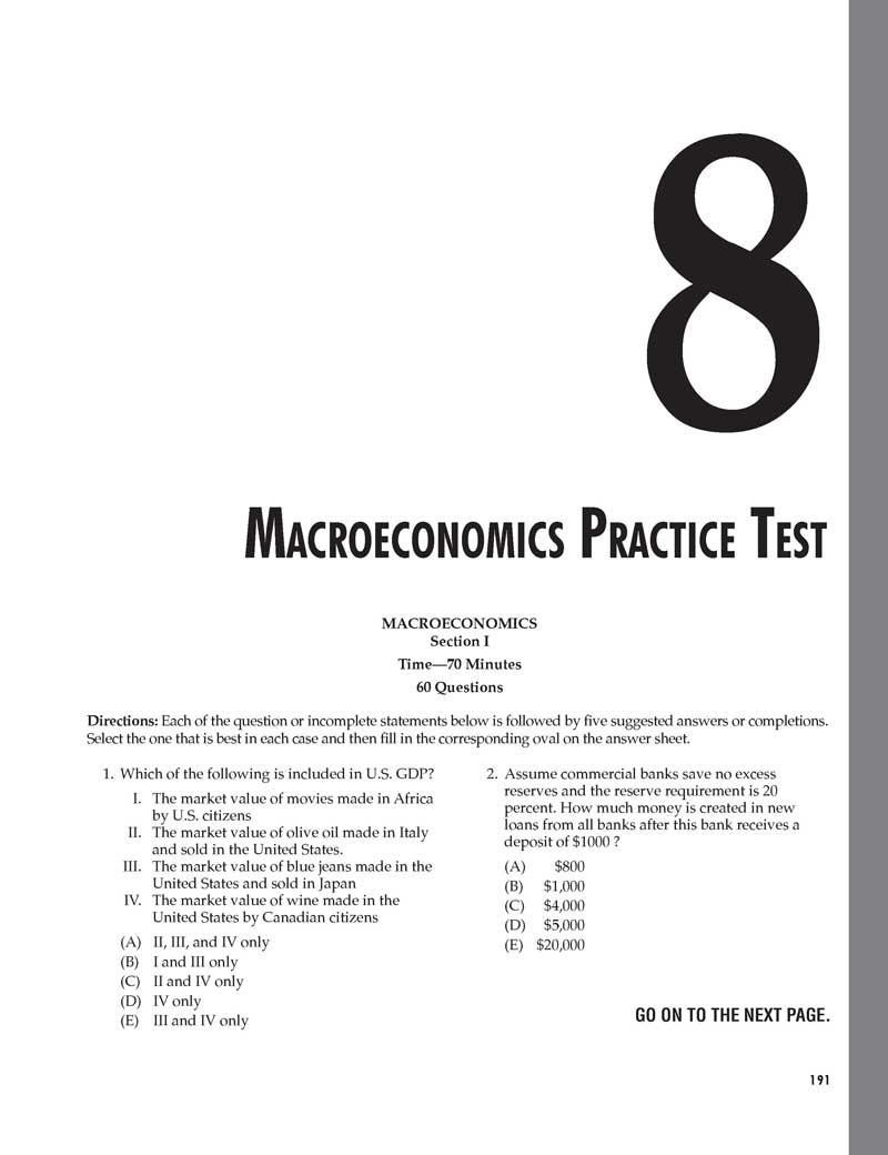 Extended Ebook Content For Cracking The AP Economics Macro & Micro ...