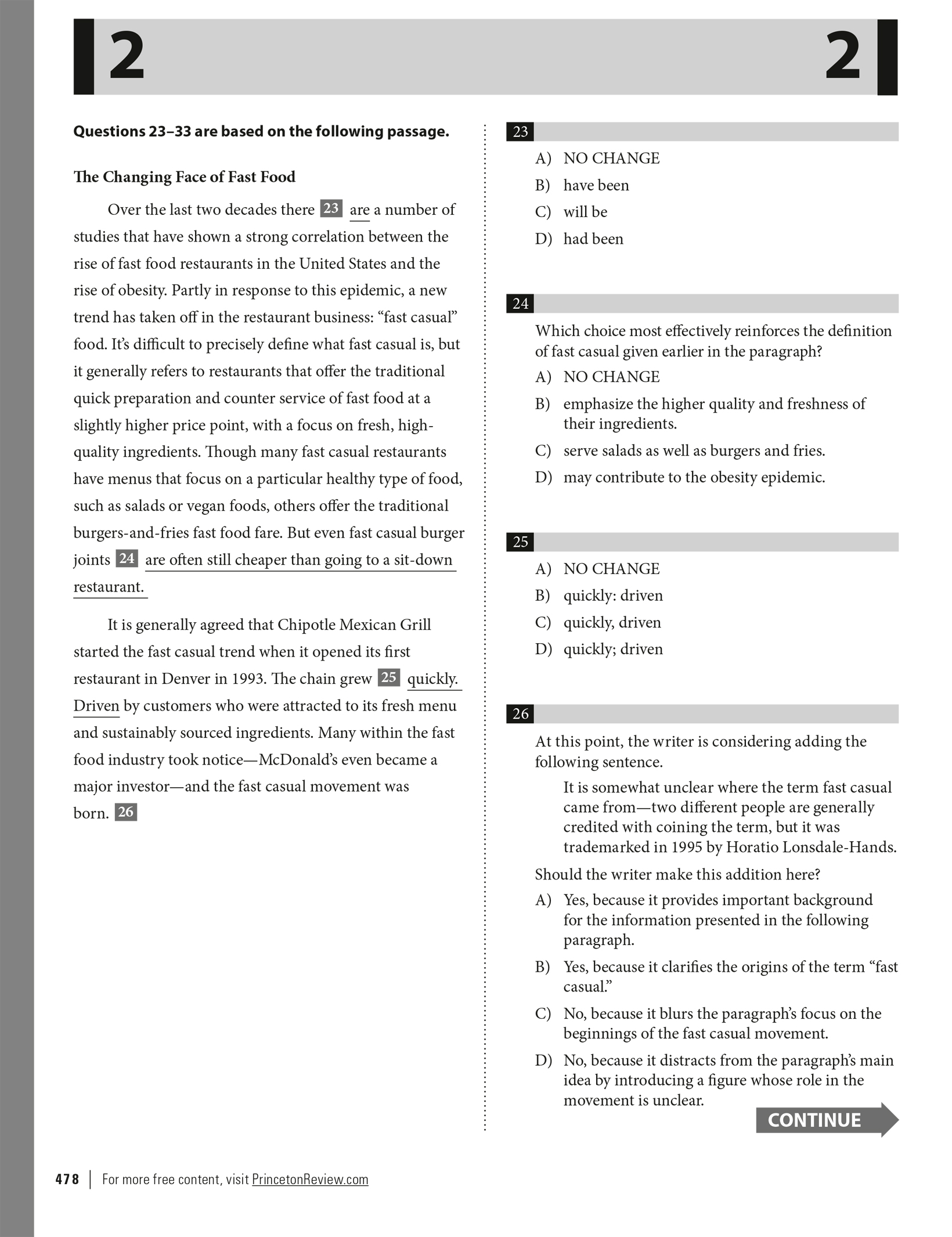 Extended ebook content for Cracking the SAT with 5 Practice Tests, 2020 ...