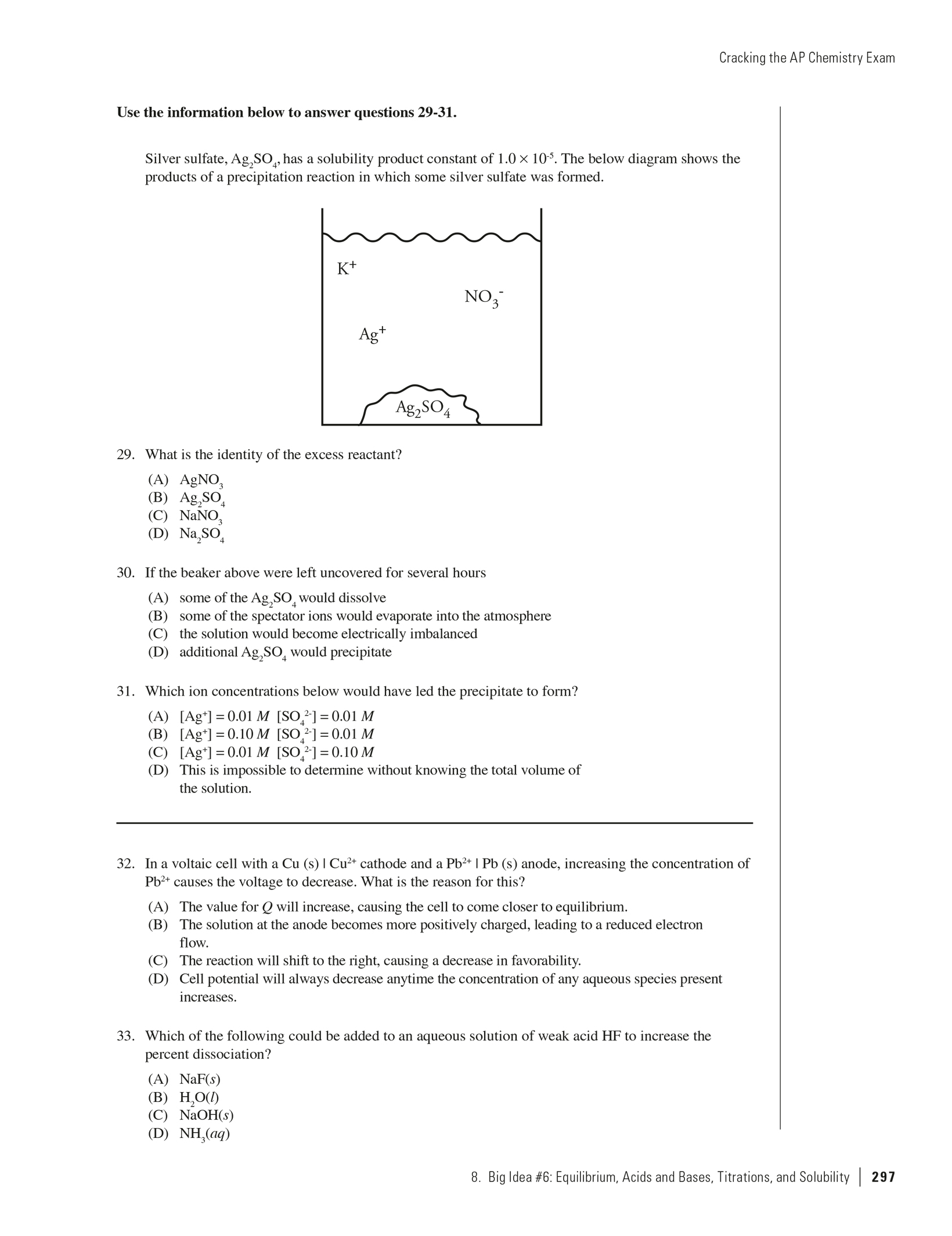 Extended ebook content for Cracking the AP Chemistry Exam, 2020 Edition