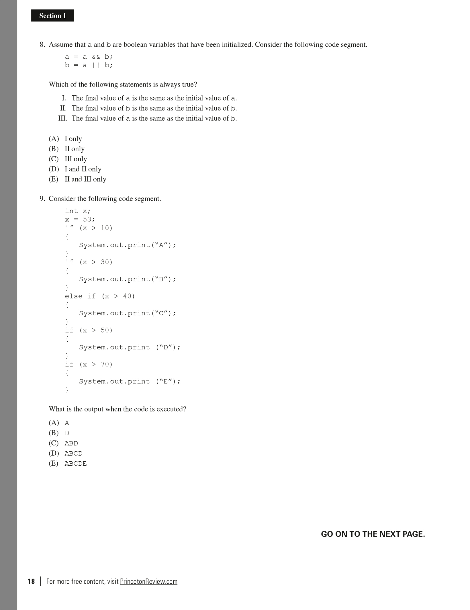 Extended ebook content for Cracking the AP Computer Science A Exam ...