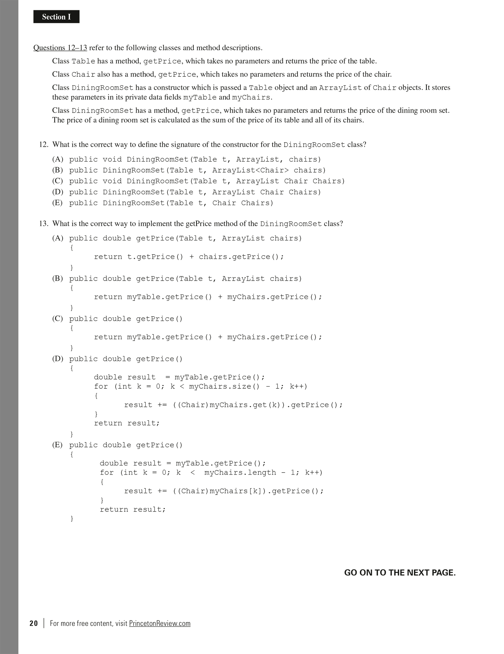 Extended ebook content for Cracking the AP Computer Science A Exam ...
