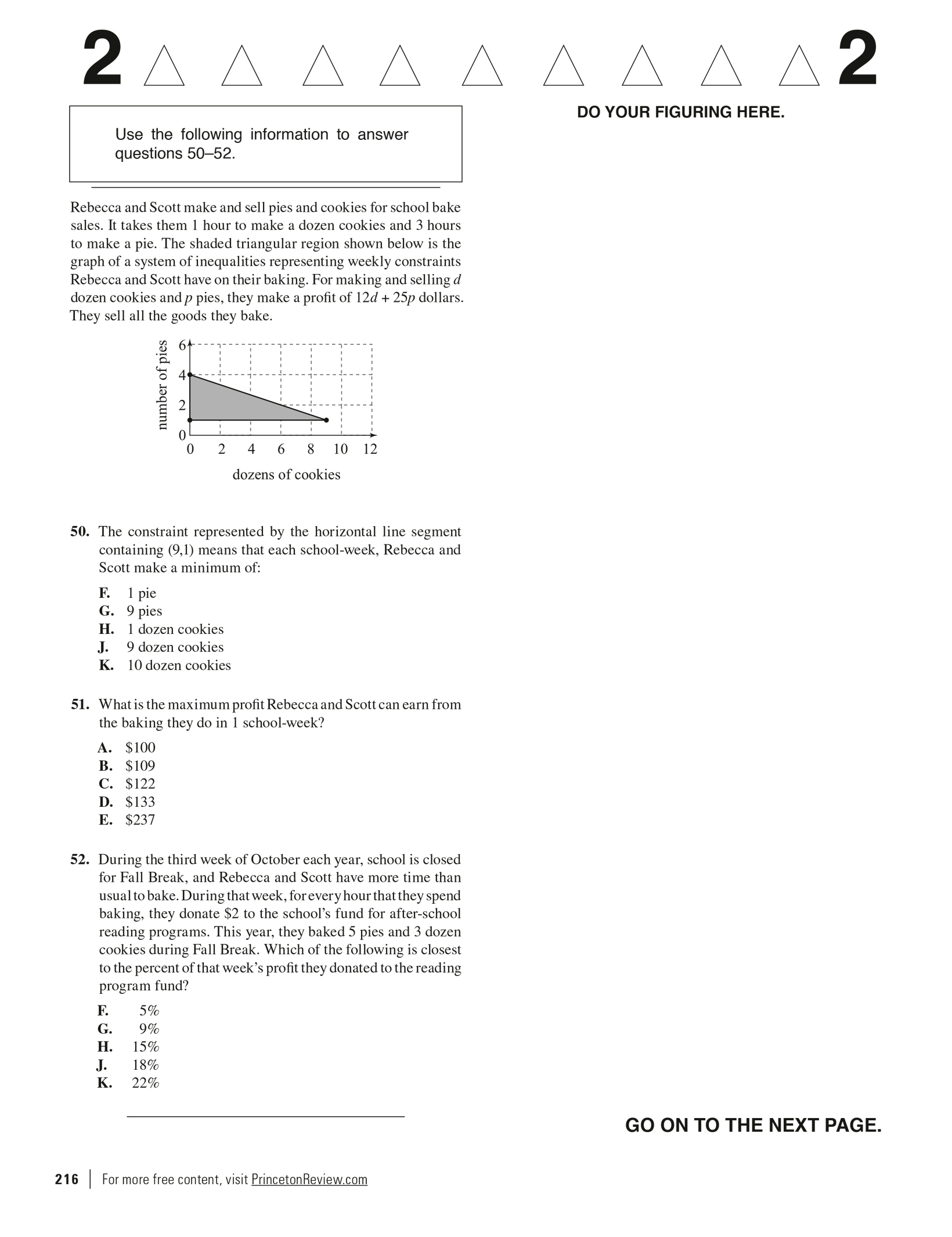 Princeon Level Math Problems Extended ebook content for Princeton Review ACT Math Prep: Practice Test 3