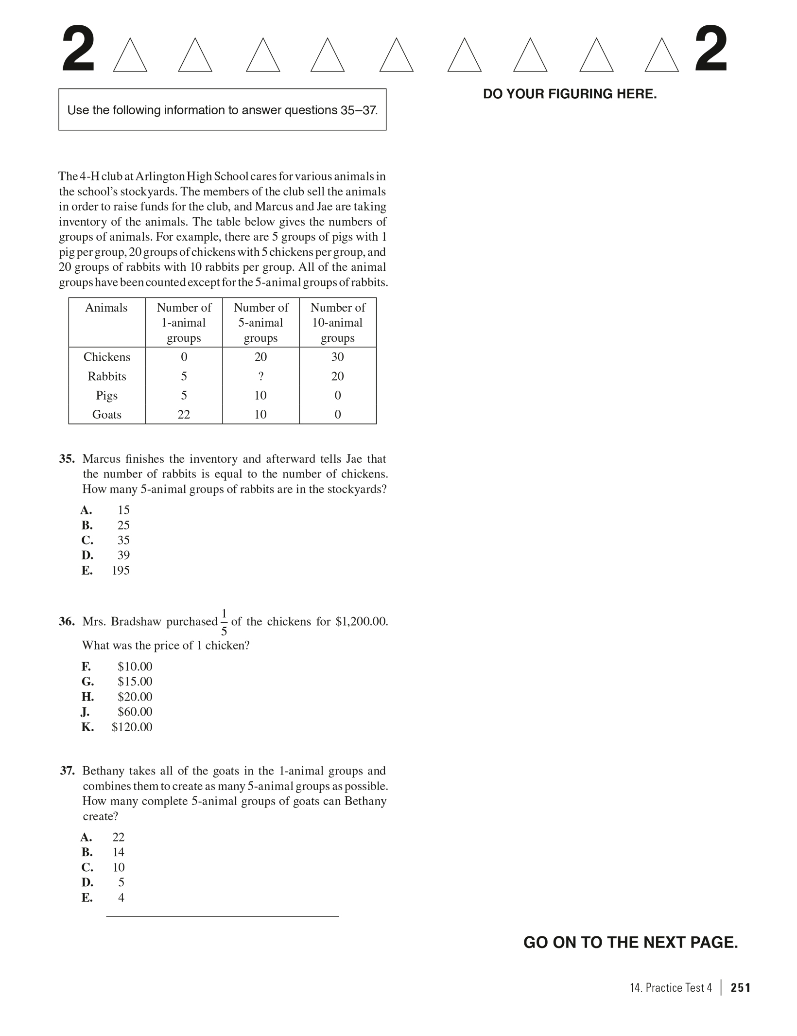 Princeon Level Math Problems Extended ebook content for Princeton Review ACT Math Prep: Practice Test 4