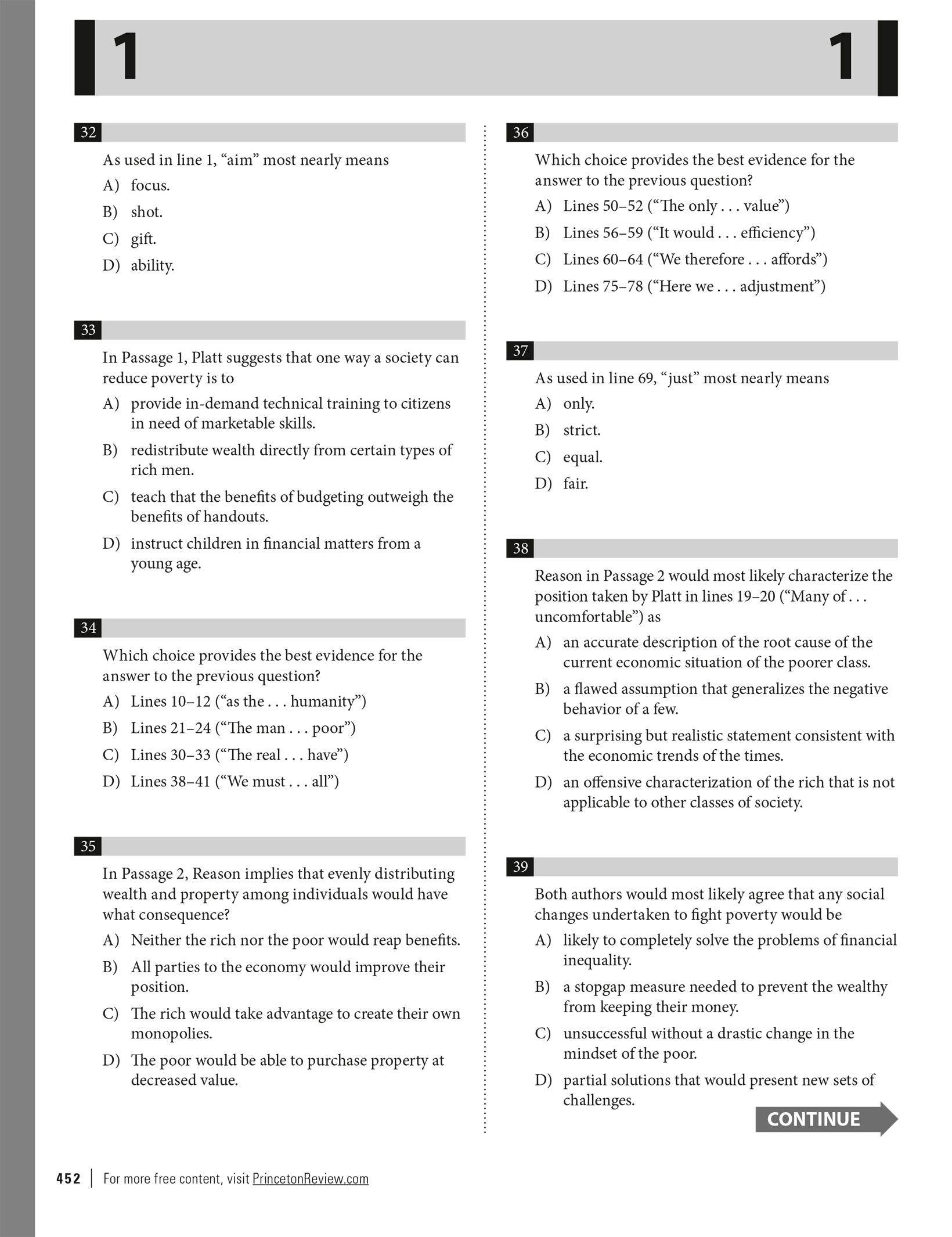 Extended ebook content for Princeton Review SAT Premium Prep, 2022 ...