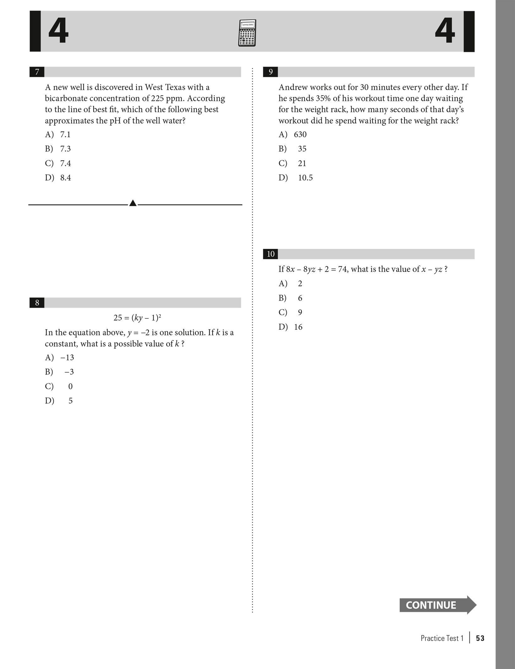 Extended Ebook Content For Princeton Review SAT Prep, 2023: Practice Test 1