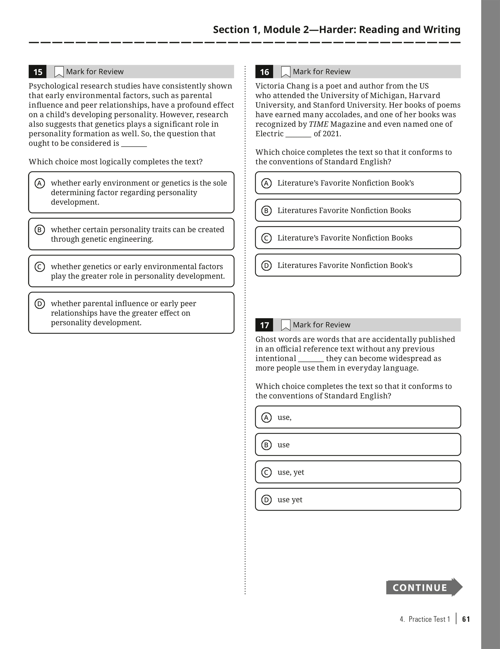 Extended ebook content for Princeton Review PSAT/NMSQT Prep, 20232024