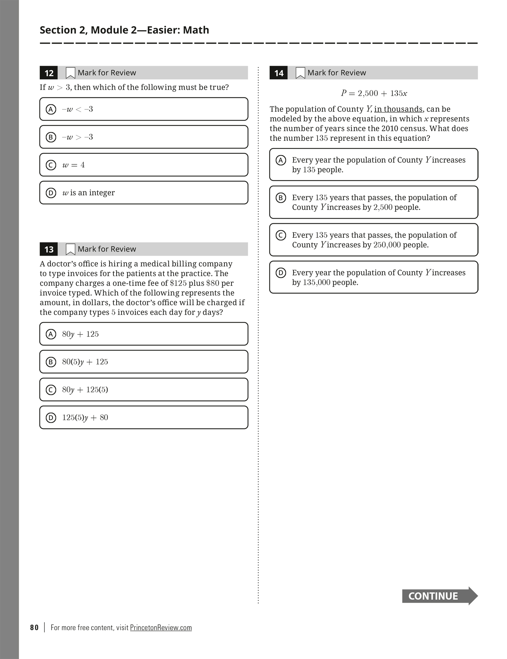 Extended ebook content for Princeton Review PSAT/NMSQT Prep, 20232024 Practice Test 1