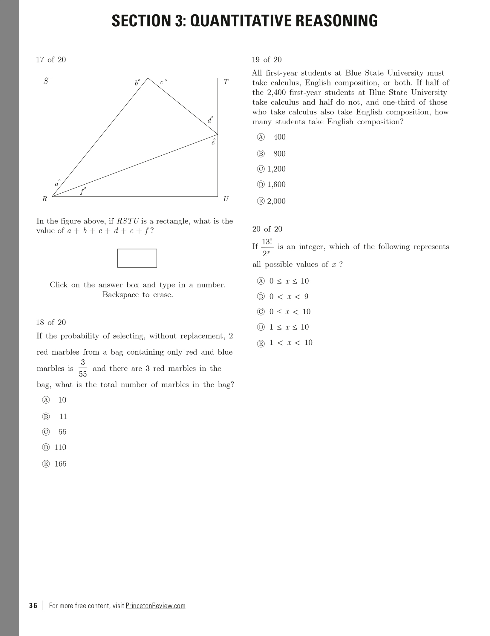 Extended ebook content for Princeton Review GRE Premium Prep, 2024