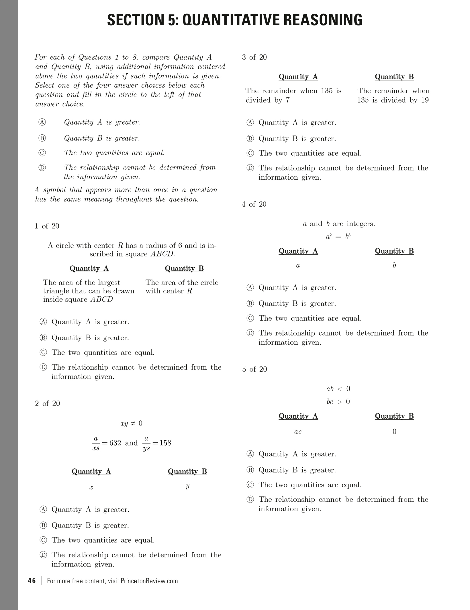 Extended ebook content for Princeton Review GRE Premium Prep, 2024