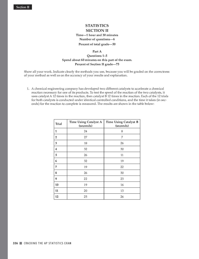 Extended Ebook Content For Cracking The AP Statistics Exam, 2014 ...