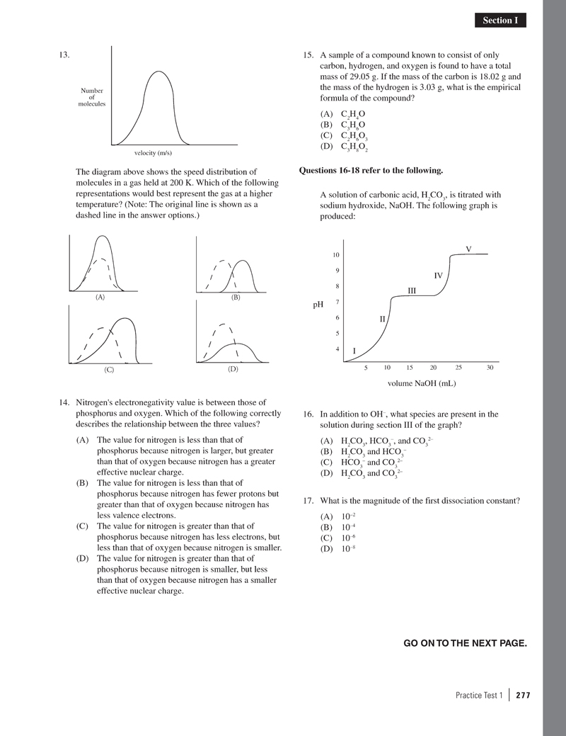 Extended ebook content for Cracking the AP Chemistry Exam, 2015 Edition ...