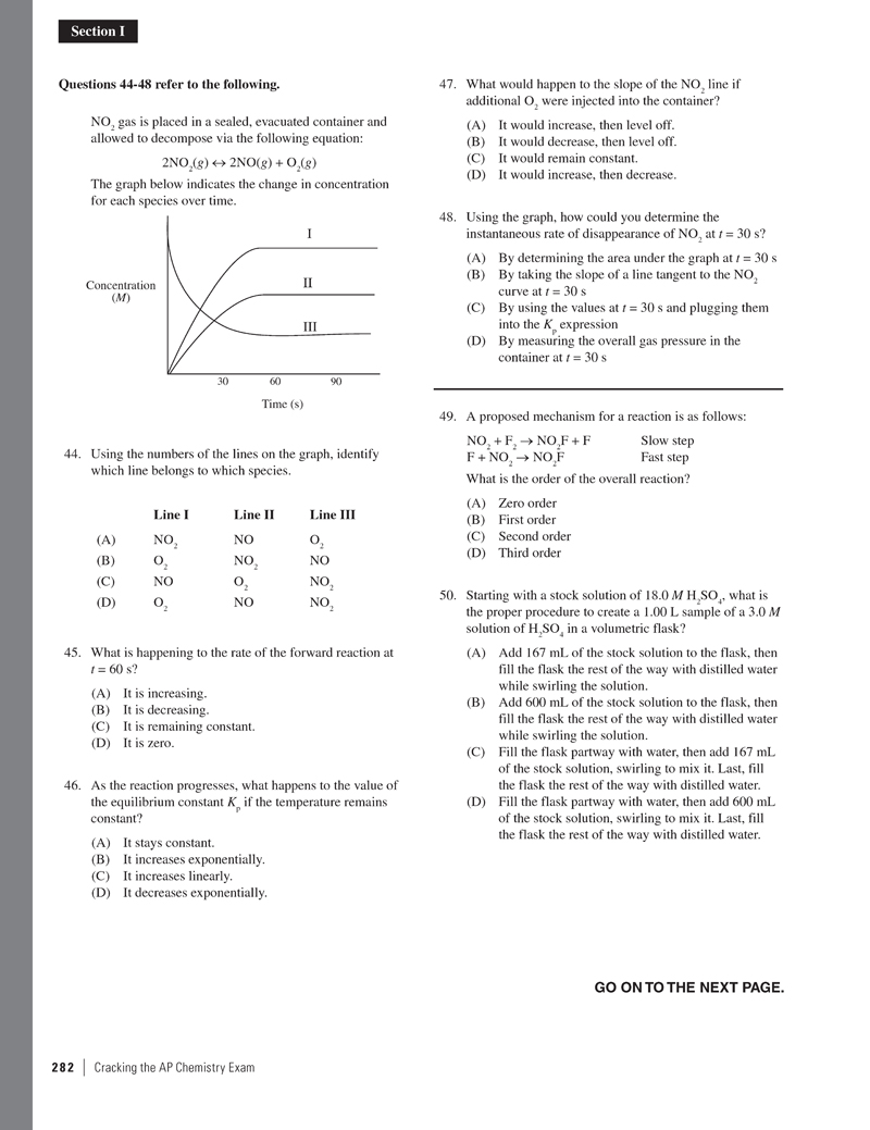 Extended ebook content for Cracking the AP Chemistry Exam, 2015 Edition ...
