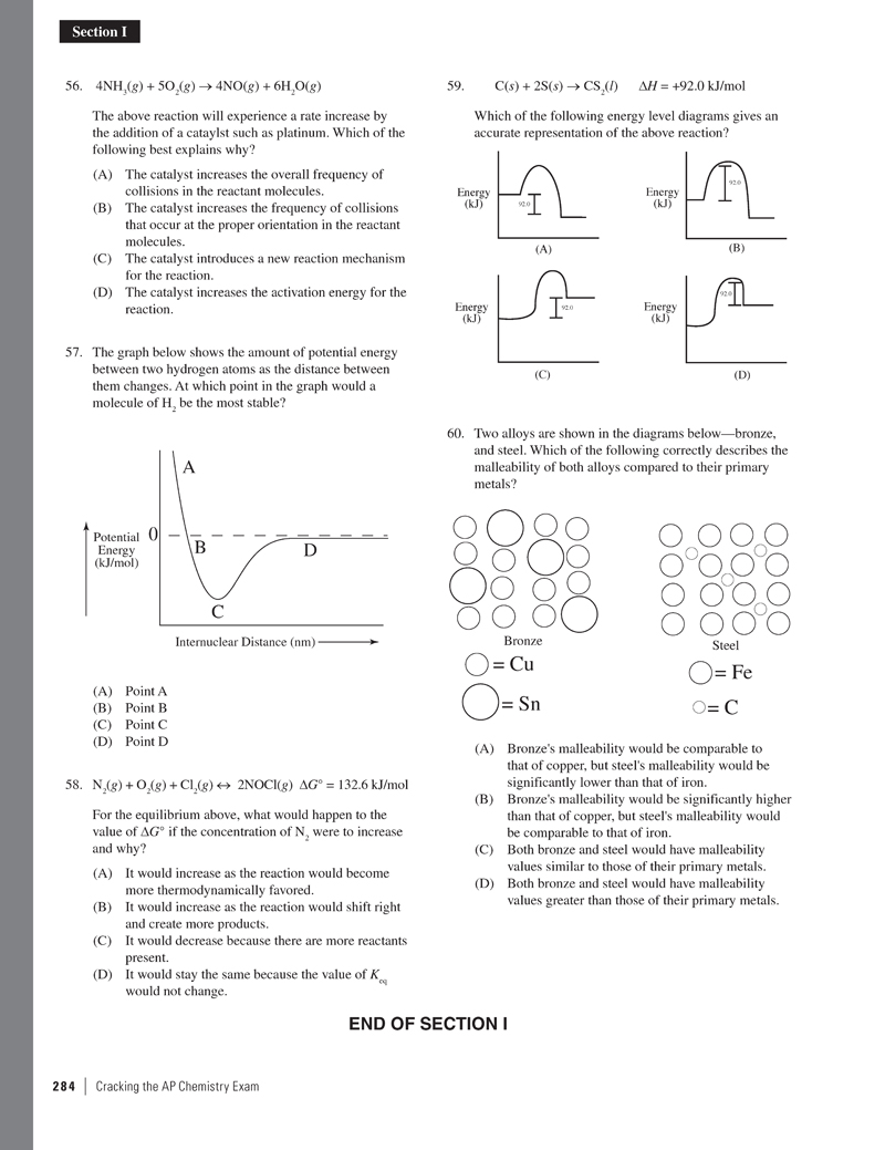 Extended ebook content for Cracking the AP Chemistry Exam, 2015 Edition ...