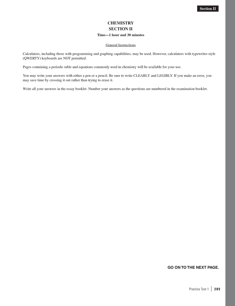 Extended ebook content for Cracking the AP Chemistry Exam, 2015 Edition ...