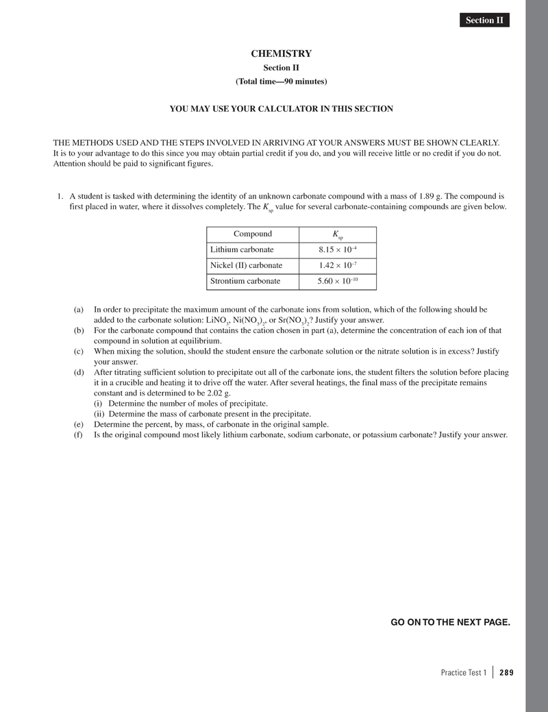 Extended ebook content for Cracking the AP Chemistry Exam, 2015 Edition ...