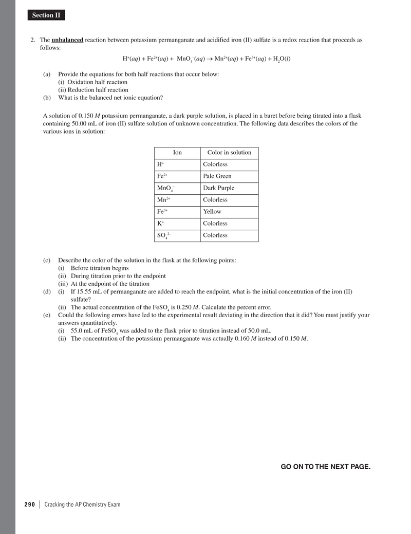 Extended ebook content for Cracking the AP Chemistry Exam, 2015 Edition ...