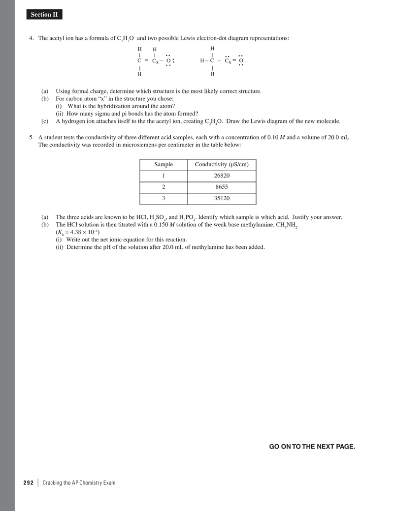 Extended ebook content for Cracking the AP Chemistry Exam, 2015 Edition ...