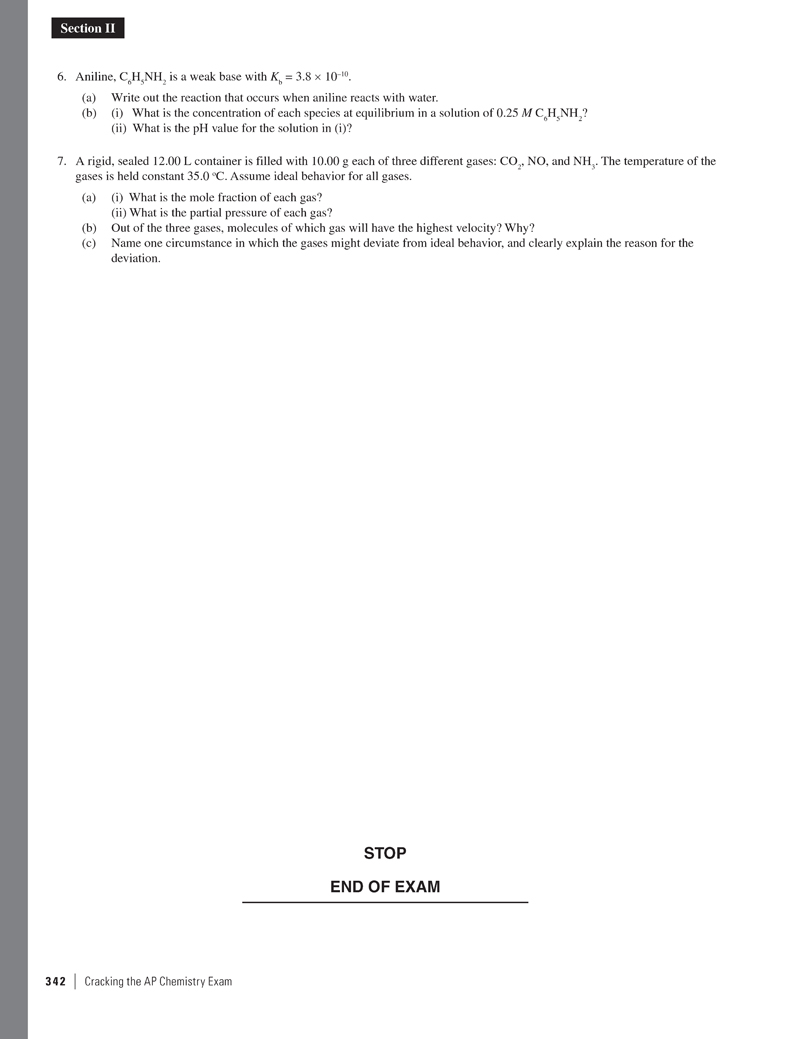 Extended ebook content for Cracking the AP Chemistry Exam, 2015 Edition ...