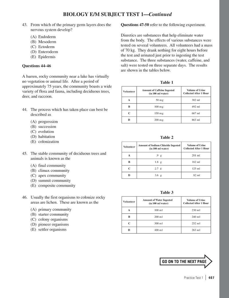 Extended Ebook Content For Cracking The SAT Biology E/M Subject Test ...