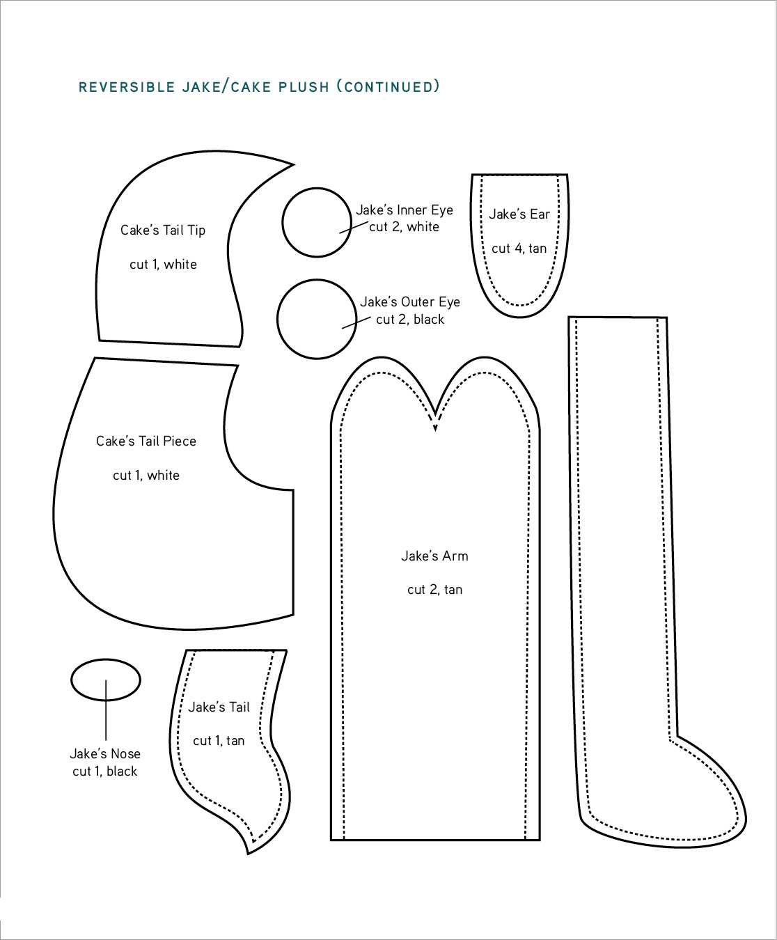 Extended ebook content for Adventure Time Crafts: Reversible Jake ...