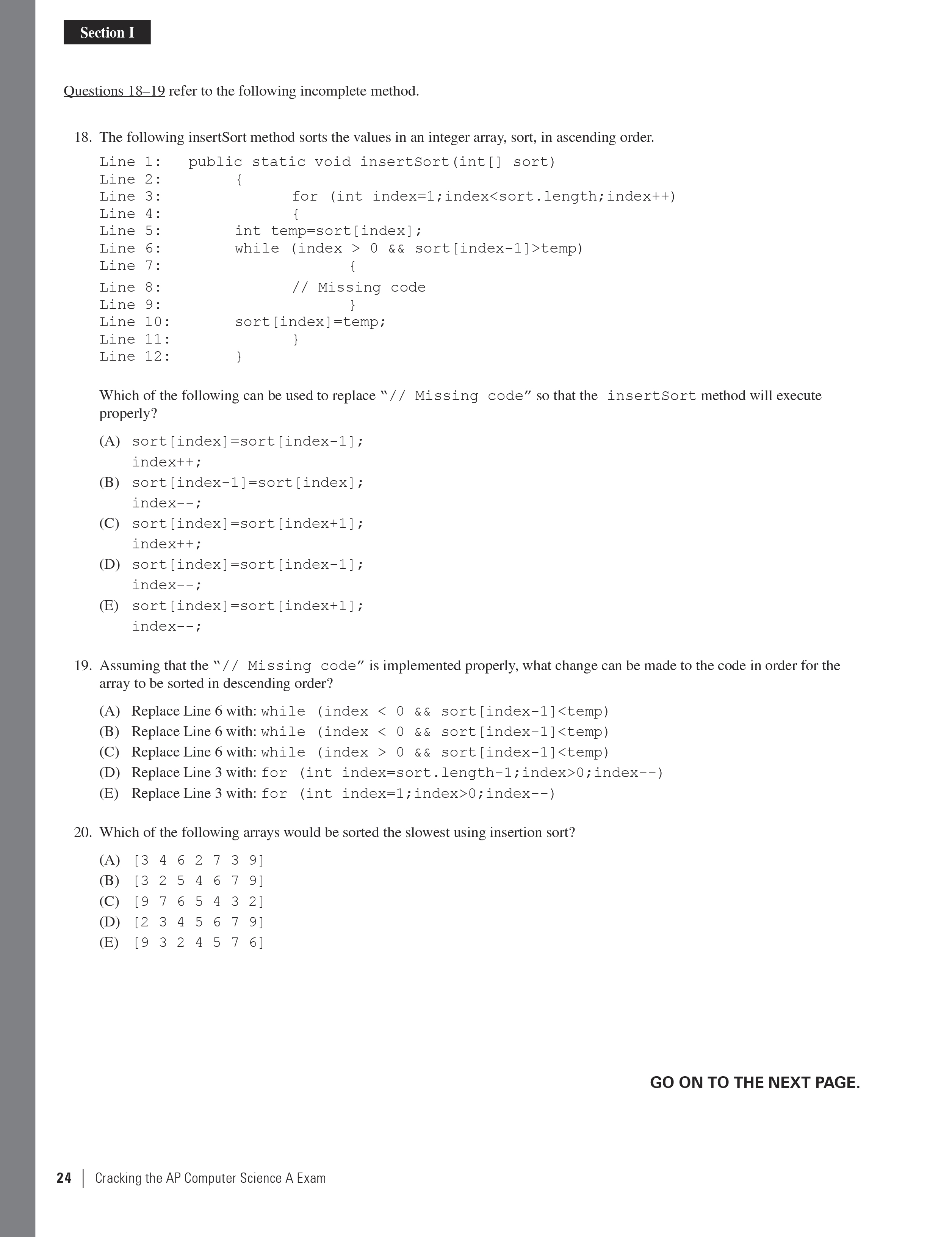 Extended ebook content for Cracking the AP Computer Science A Exam ...