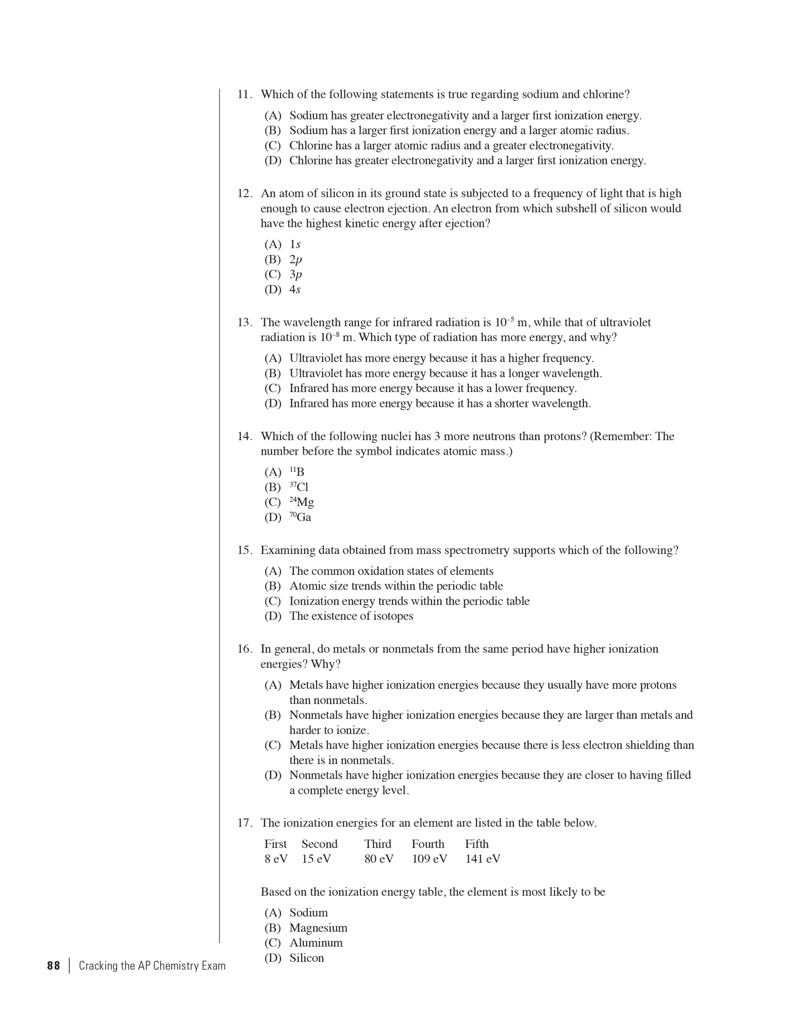 Extended ebook content for Cracking the AP Chemistry Exam, 2018 Edition ...