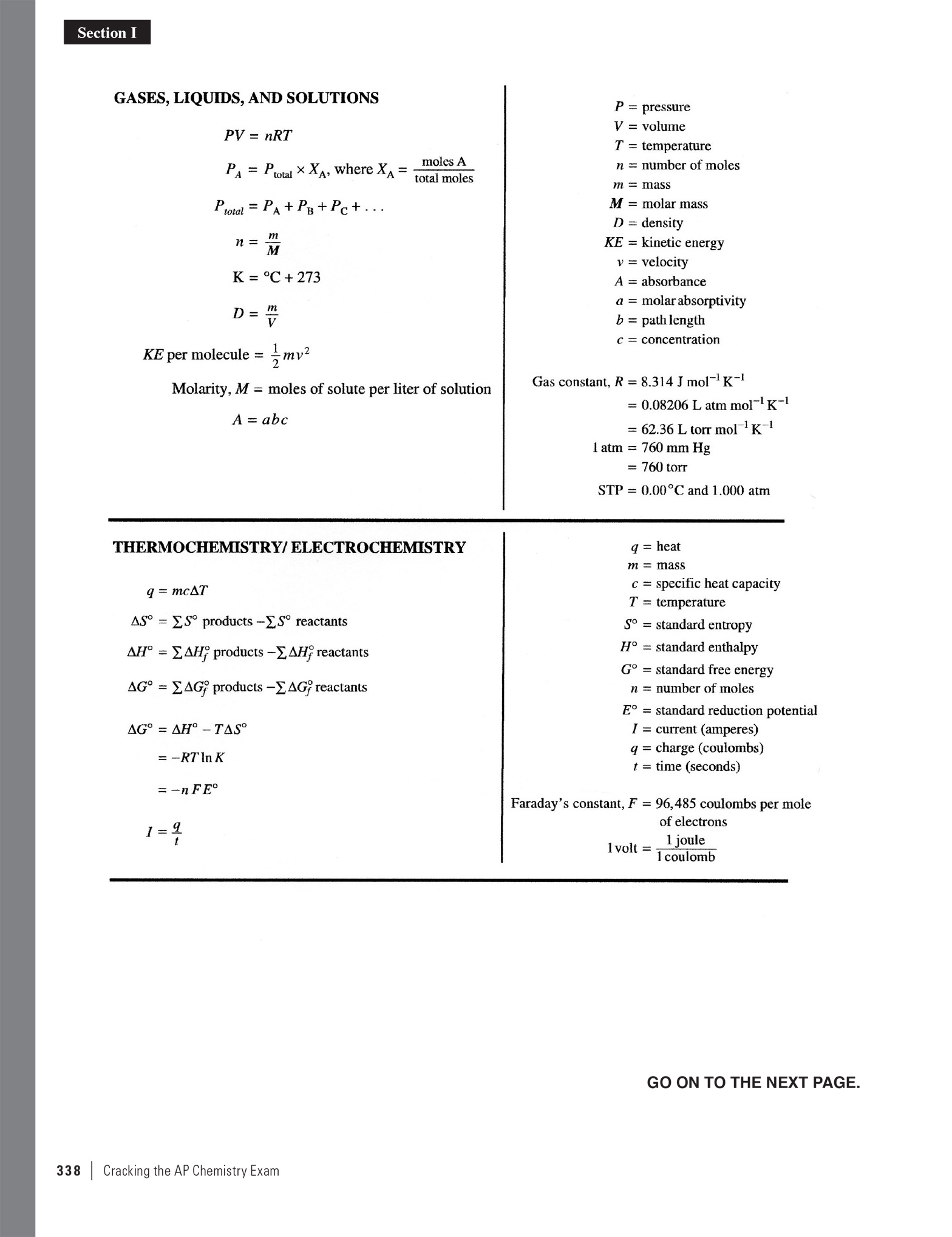 Extended ebook content for Cracking the AP Chemistry Exam, 2018 Edition ...