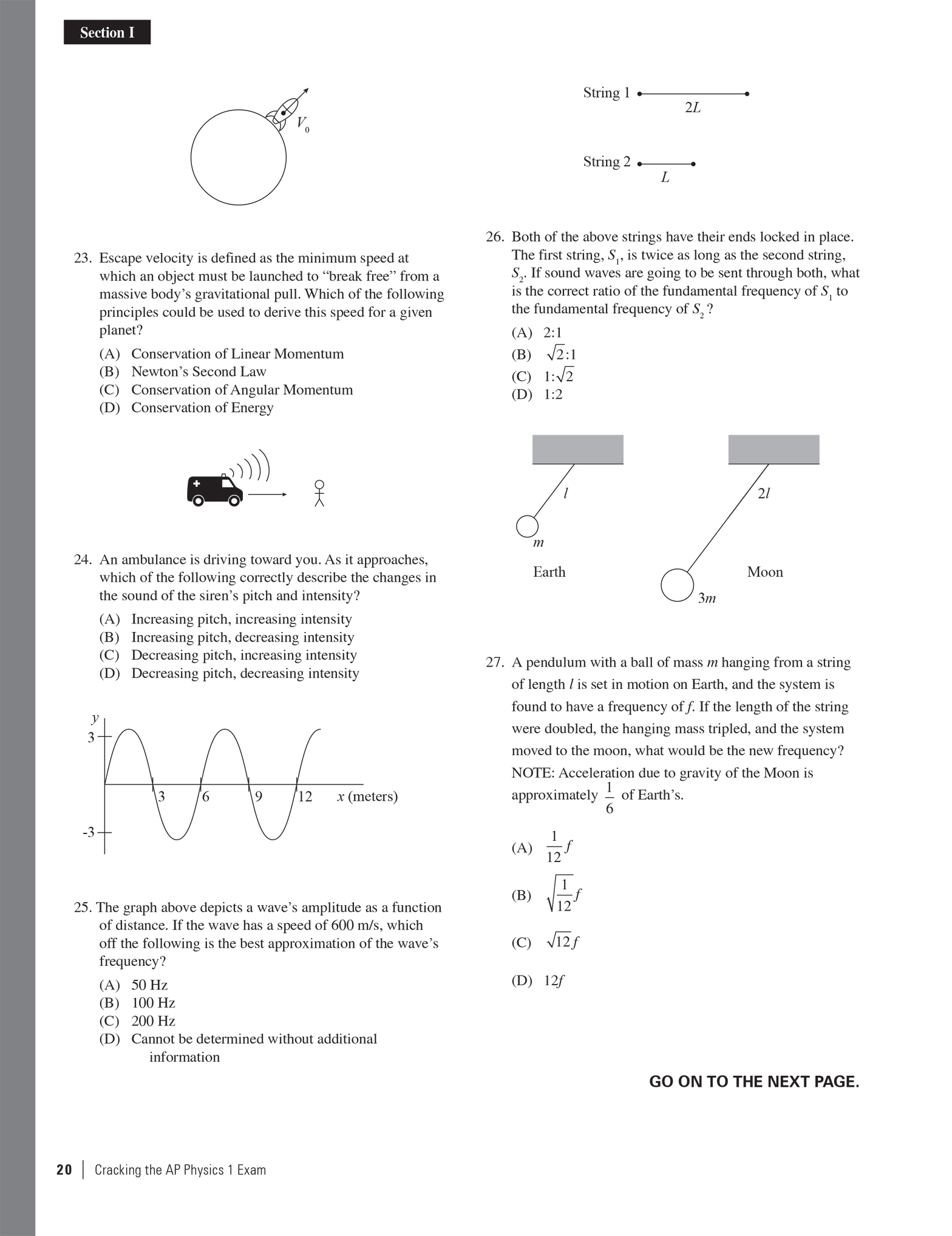 Extended ebook content for Cracking the AP Physics 1 Exam, Premium 2018 ...