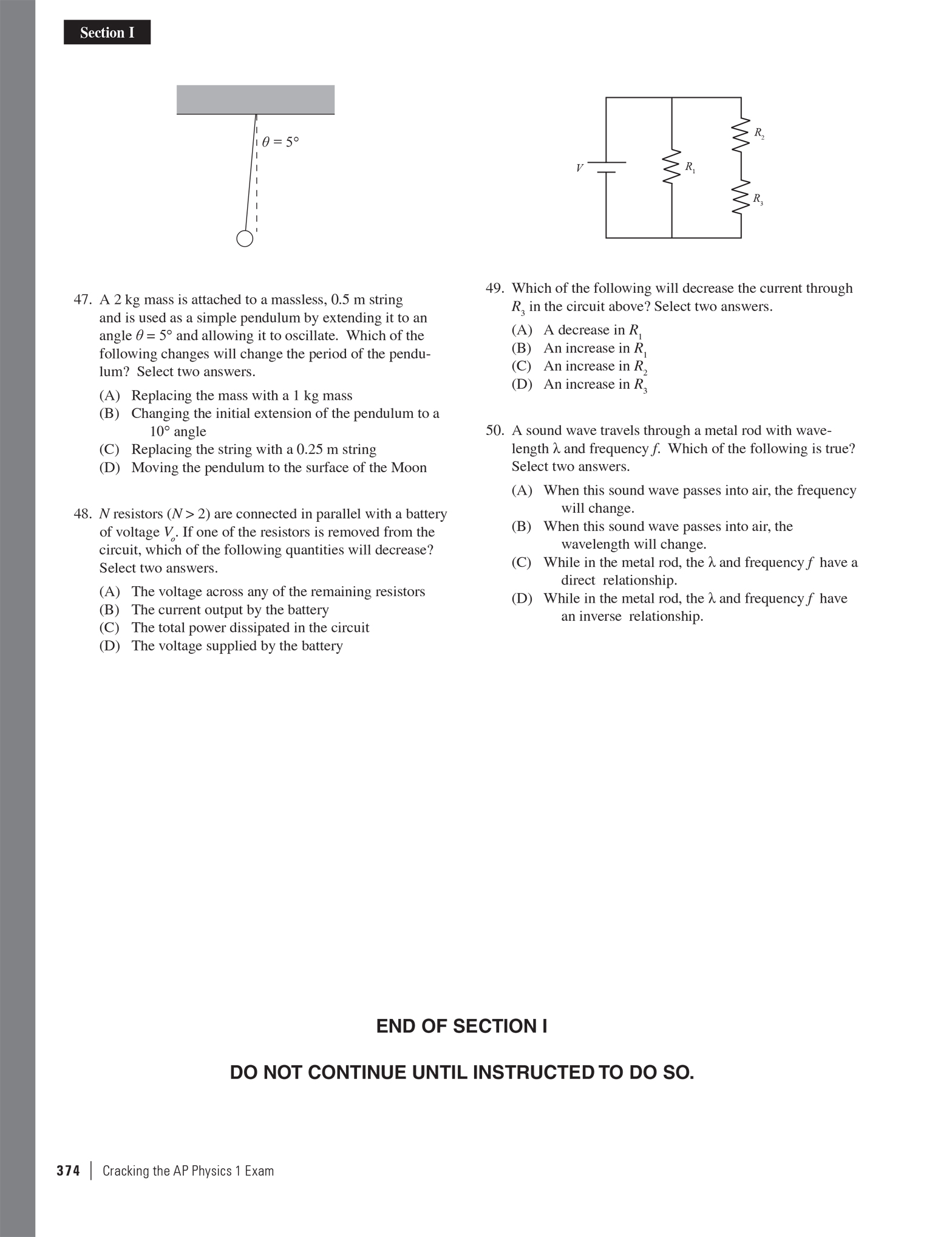 Extended ebook content for Cracking the AP Physics 1 Exam, Premium 2018 ...