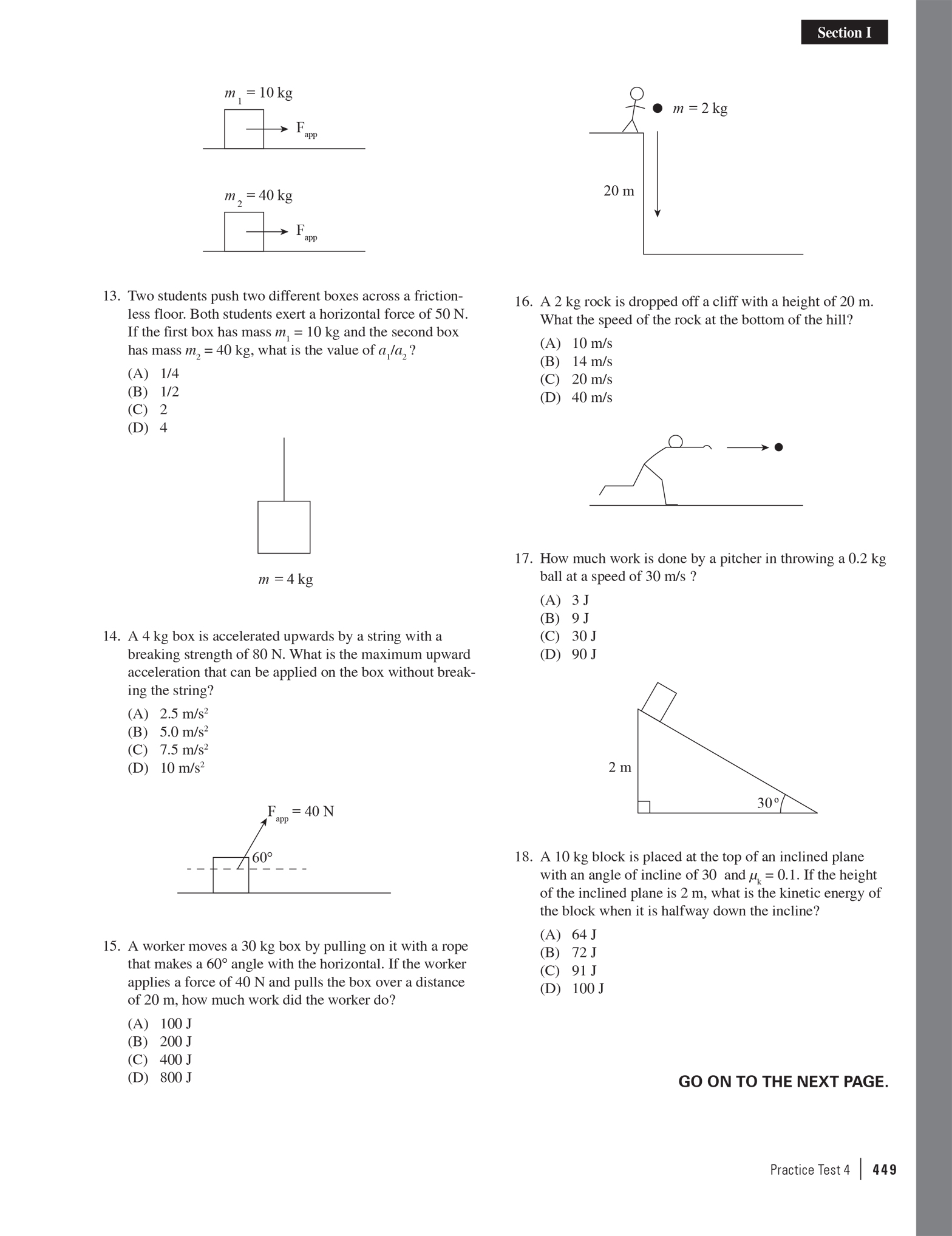 Extended ebook content for Cracking the AP Physics 1 Exam, Premium 2018 ...