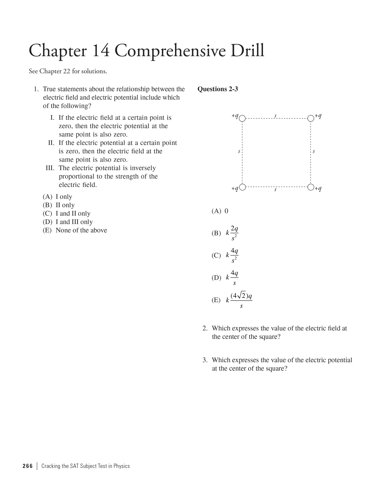 Extended ebook content for Cracking the SAT Subject Test in Physics ...