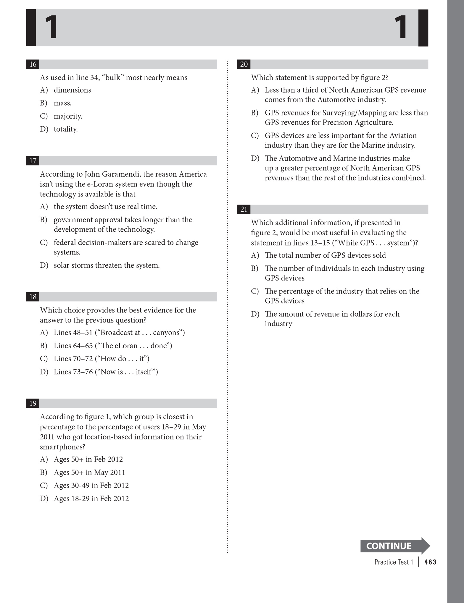 Extended ebook content for Cracking the SAT Premium Edition with 8 ...