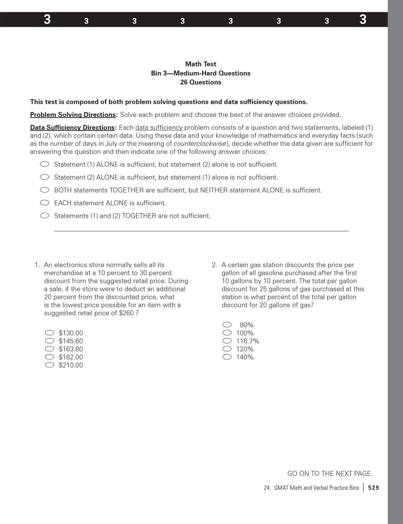 Extended ebook content for Cracking the GMAT with 2 Computer-Adaptive ...