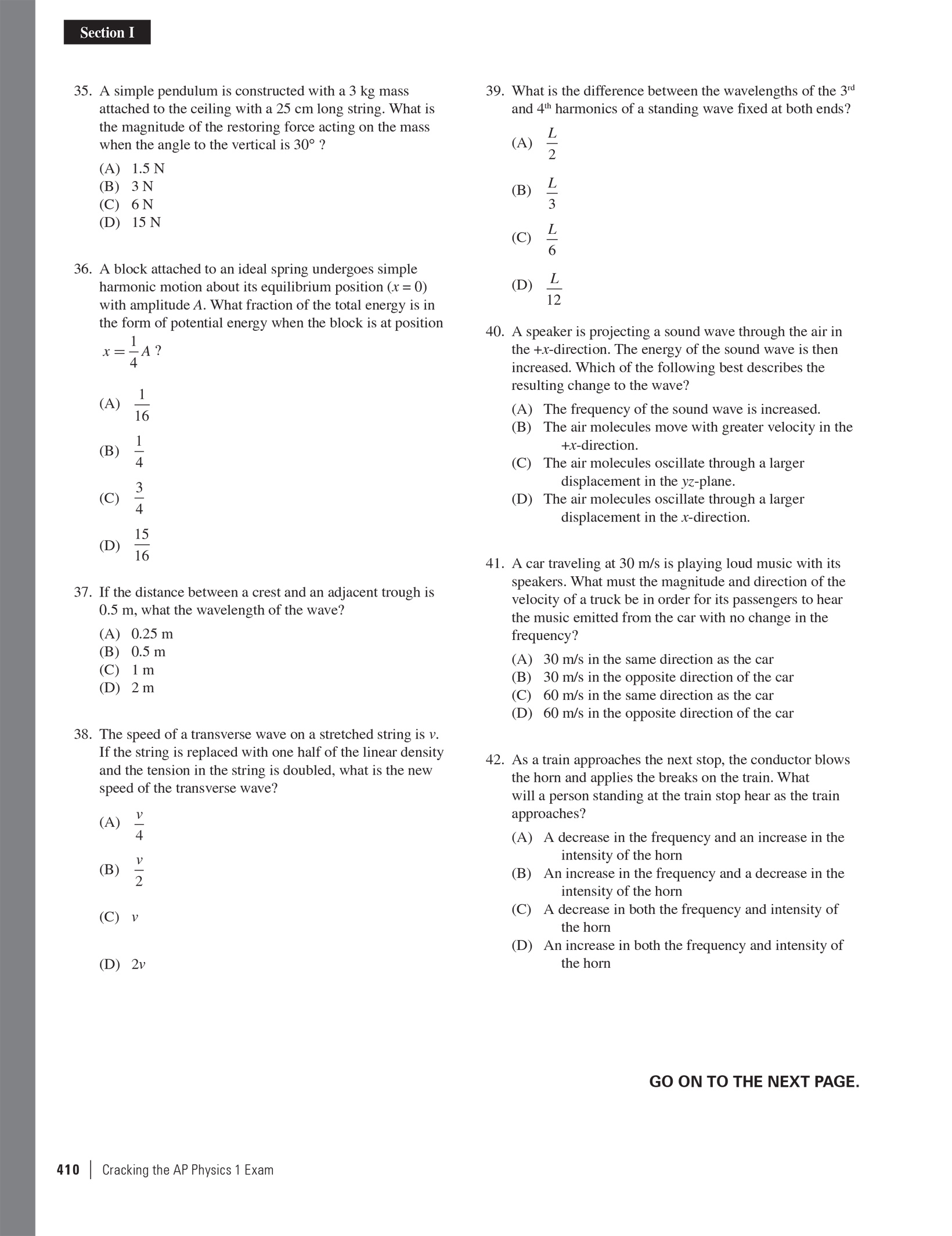Extended ebook content for Cracking the AP Physics 1 Exam 2019, Premium ...